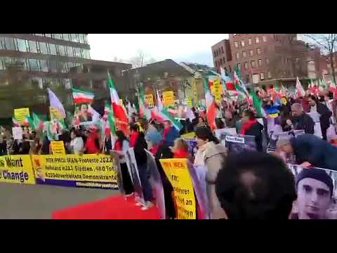 تظاهرات ایرانیان در برابر اجلاس ۷کشور صنعتی، فراخوان به حمایت از قیام مردم ایران