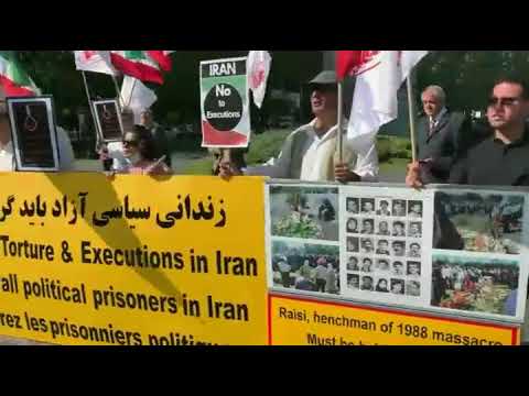 تظاهرات ایرانیان آزاده و حامیان مقاومت درکانادا، همزمان با روز جهانی علیه اعدام