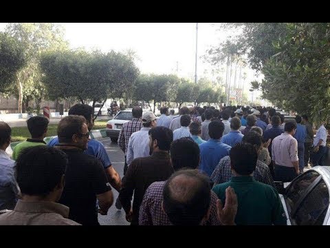 IRAN: Hundreds of steel workers in Ahvaz chant &quot;Detained workers must be freed&quot;