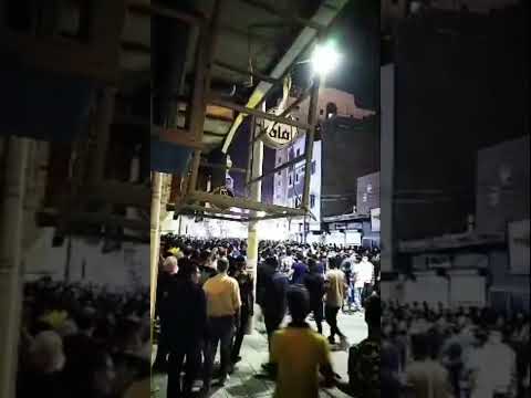 تظاهرات جوانان دلیر آبادان با شعار «خامنه‌ای قاتله ولایتش باطله»
