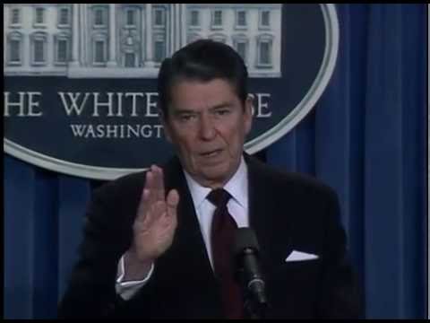 President Reagan&#039;s Press Briefing in the Press Room, November 25, 1986