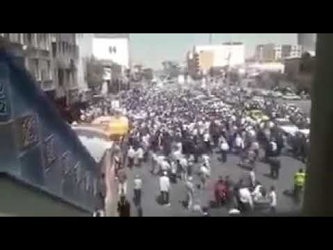 Shiraz, Iran, August 2. Protesters chant: &quot;Not Gaza, Not Lebanon, My life for Iran&quot;