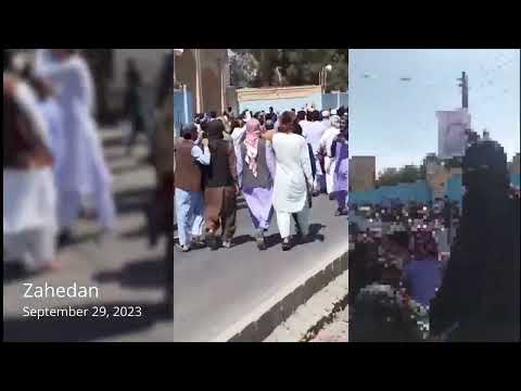 Baluch people mark the anniversary of Zahedan’s Bloody Friday with anti-regime rallies
