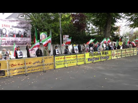 تظاهرات ایرانیان آزاده در برلین در حمایت از قیام سراسری مردم ایران ۴مهر ۱۴۰۱