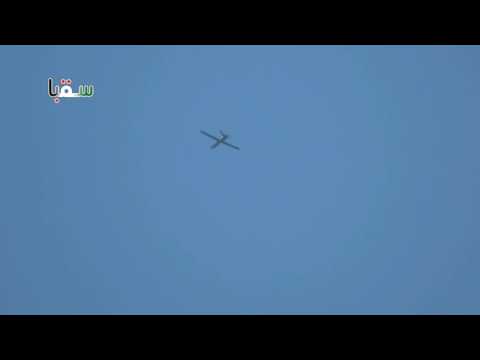 الغوطة الشرقية || 10-04-2014 || تحليق طيران الأستطلاع فوق مدن وبلدات الغوطة