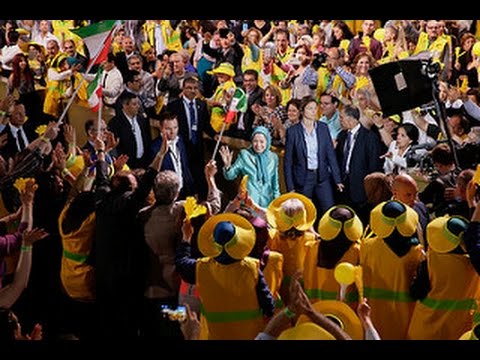 Maryam Rajavi in the Free Iran Grand Gathering in Le Bourget
