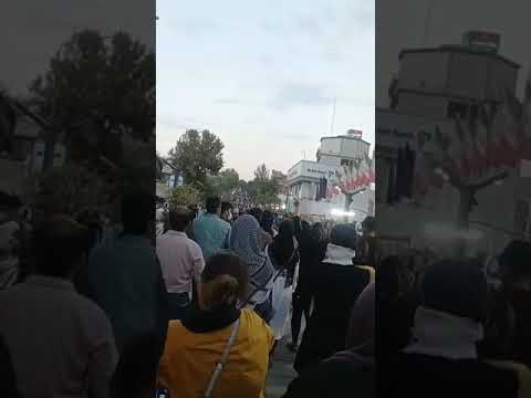 تظاهرات مردم سنندج با شعار مرگ بر خامنه ای -۲۷ شهریور