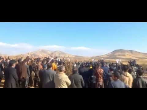 کامیاران گرامیداشت یاد شهید قیام فواد محمدی با شعارهای مرگ بر خامنه‌ای ۳آذر