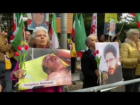 آکسیون ایرانیان آزاده و حامیان مقاومت در برلین اول مهر