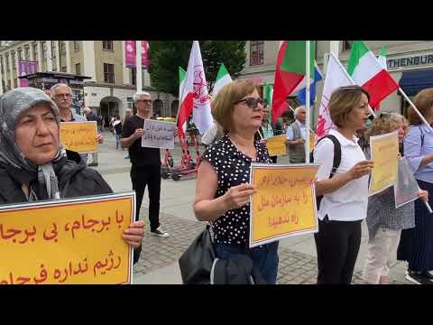 آکسیون اعتراضی ایرانیان آزاده در یوتوبوری سوئد