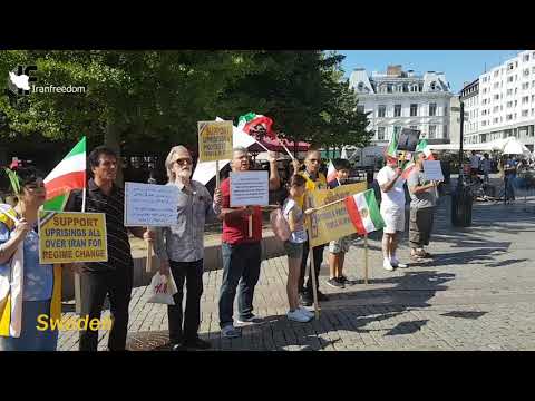 freeiran: Protests in Sweden and Germany
