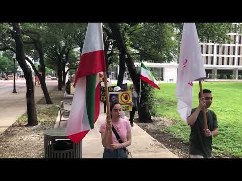 Dallas, Texas—April 28, 2024: Rally, Urging Action Against the Mullahs’ Regime Executions in Iran.