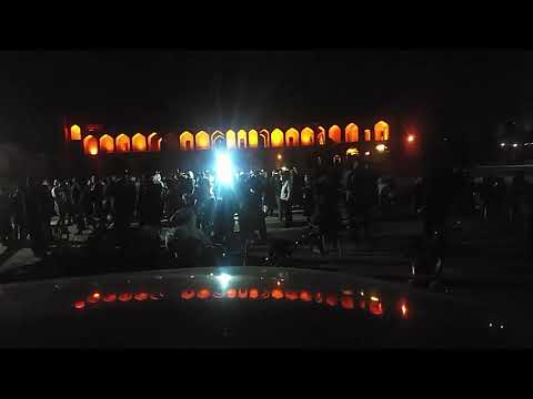 پنجمین شب تجمع اعتراضی زنده داری کشاورزان در کف زاینده رود