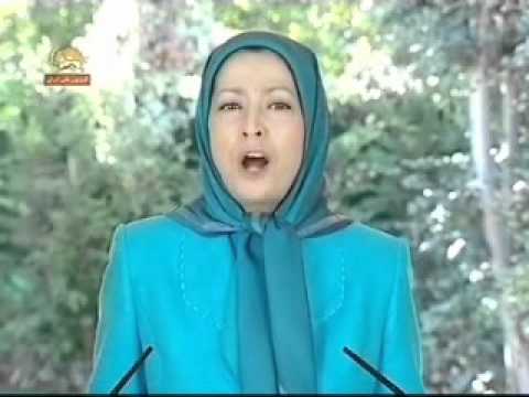 مريم رجوي - تظاهرات عليه احمدي نژاد - نيويورك - 1