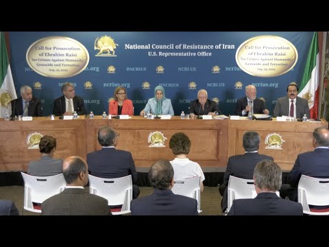 Iran | NCRI-US PRESS CONFERENCE: Federal Complaint Against Ebrahim Raisi for Role in #1988Massacre