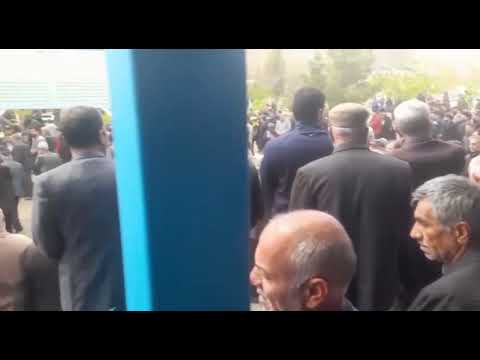 مراسم خاکسپاری علی باغجری با حضور گسترده مردم و به‌رغم تهدیدات مزدوران امنیتی