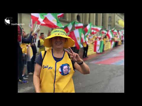 Exiled Iranians protest against Rouhani&#039;s trip to Switzerland- 3