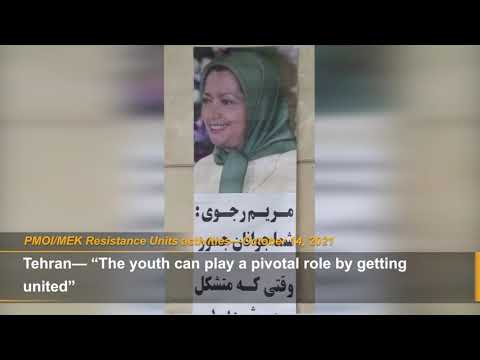 “Democracy &amp; freedom with Maryam Rajavi,” say MEK Resistance Units