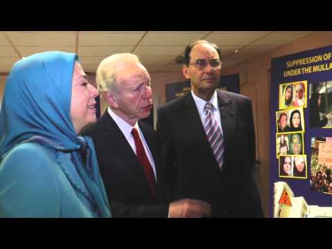 Maryam Rajavi visits exhibition on Iranian regime’s human rights abuses 8 December 2015