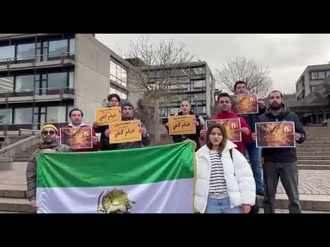 Solidarity of Iranians in Switzerland with Iranian Youth and People during the Charshanbe Suri.