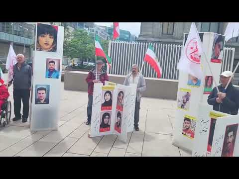 Vancouver, Canada—May 25, 2024: MEK Supporters Rally in Solidarity With the Iranian Revolution.