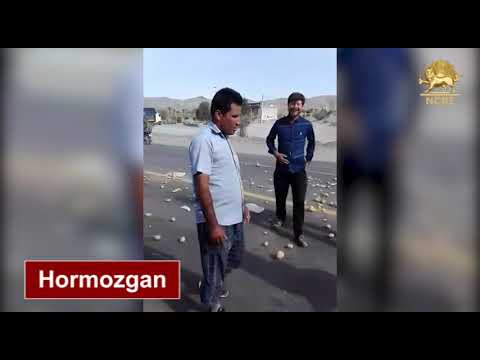 Hormozgan Province, Iran. May 22, 2018, The Nationwide Strike of Heavy Truck Drivers