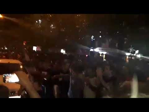 ARAK, Iran, June 25, Protesters chanting: Canon, Tank, Firecrackers the Mullahs must go to hell