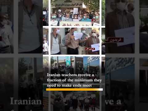 Teachers hold protests in 45 cities across Iran