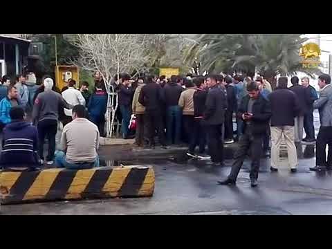 SHIRAZ, Iran, Feb.28, 2018. Strike of &#039;Narges Vegetable Oil company&#039; workers