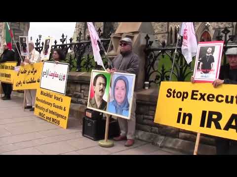 Ottawa—April 27, 2024: Rally Against the Regime&#039;s Executions in Iran, Demanding Blacklist the IRGC.