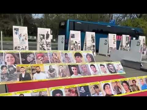 Geneva, April 5, 2024: Exhibition of the Human Rights Violations in Iran.