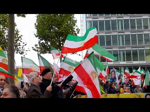 تظاهرات ایرانیان آزاده و هواداران مقاومت لوکزامبورگ