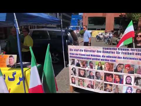 Bremen, May 11, 2024: MEK Supporters Rally in Solidarity With the Iranian Revolution.