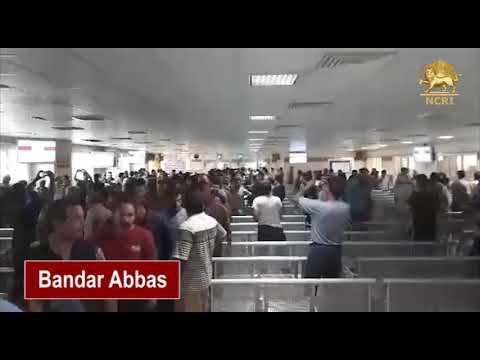 Bandar Abbas, Iran. May 22, 2018, The Nationwide Strike of Heavy Truck Drivers