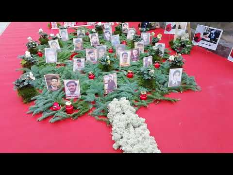 تظاهرات ایرانیان آزاده و هواداران مجاهدین در استکهلم، دادگاه دژخیم حمید نوری در آلبانی - ۲۴آبان