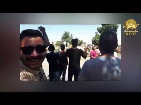 Protests against the mullahs&#039; regime in Arak (central Iran) on August 2
