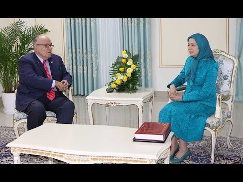 Maryam Rajavi meets Mayor Rudy Giuliani
