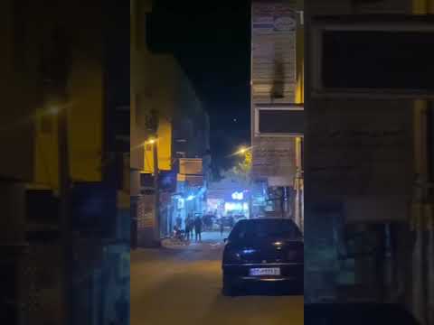 سنندج کنترل خیابانها توسط جوانان دلیر و تیراندازی مزدوران رژیم ۷مهر