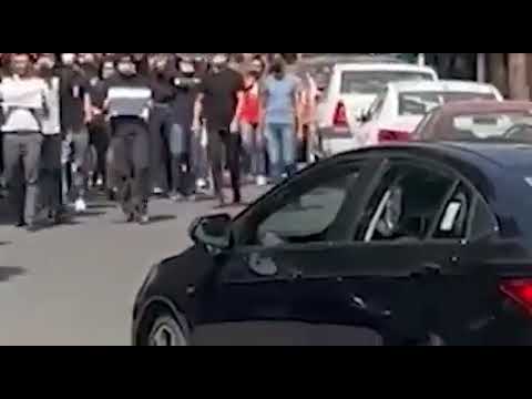 دانشجویان دانشگاه موسوم به  بهشتی دراعتراض به کشته شدن مهسا امینی -۲۸ شهریور