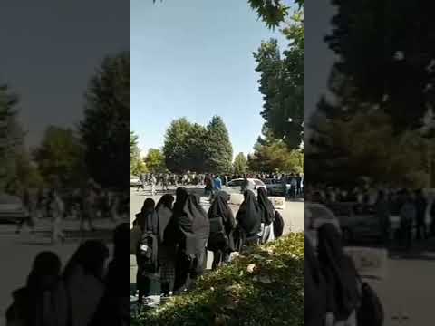 ارومیه - تظاهرات و اعتراض دانشجویان دانشگاه ارومیه - ۱۲مهر