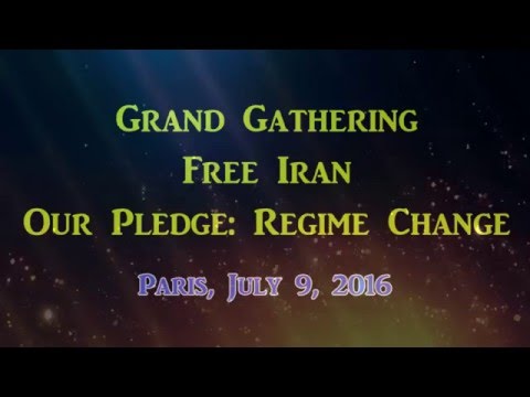 Iran Freedom grand gathering July 9, 2016