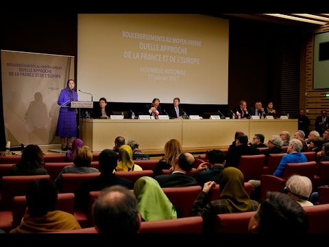 Maryam Rajavi at the French National Assembly- 17 Jan 2017