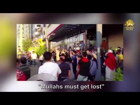 KARAJ, west of Tehran, #Iran, July 31, 2018. People chanting anti-government slogans