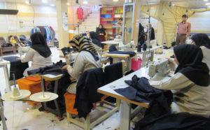 A garment manufacturer in Iran
