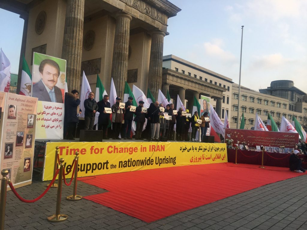 MEK rally in Berlin in solidarity with Iran Protests - November 23, 2019