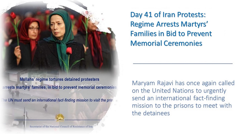 Day 40 of Iran Protests: Regime Arrests Martyrs’ Families in Bid to Prevent Memorial Ceremonies