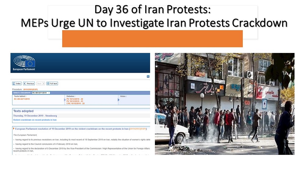 Day 36 of Iran Protests: MEPs Urge UN to Investigate Iran Protests Crackdown