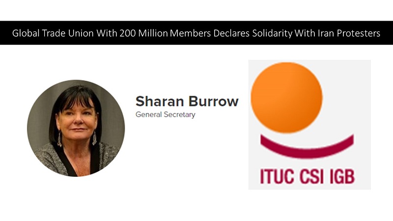 Global Trade Union With 200 Million Members Declares Solidarity With Iran Protesters 