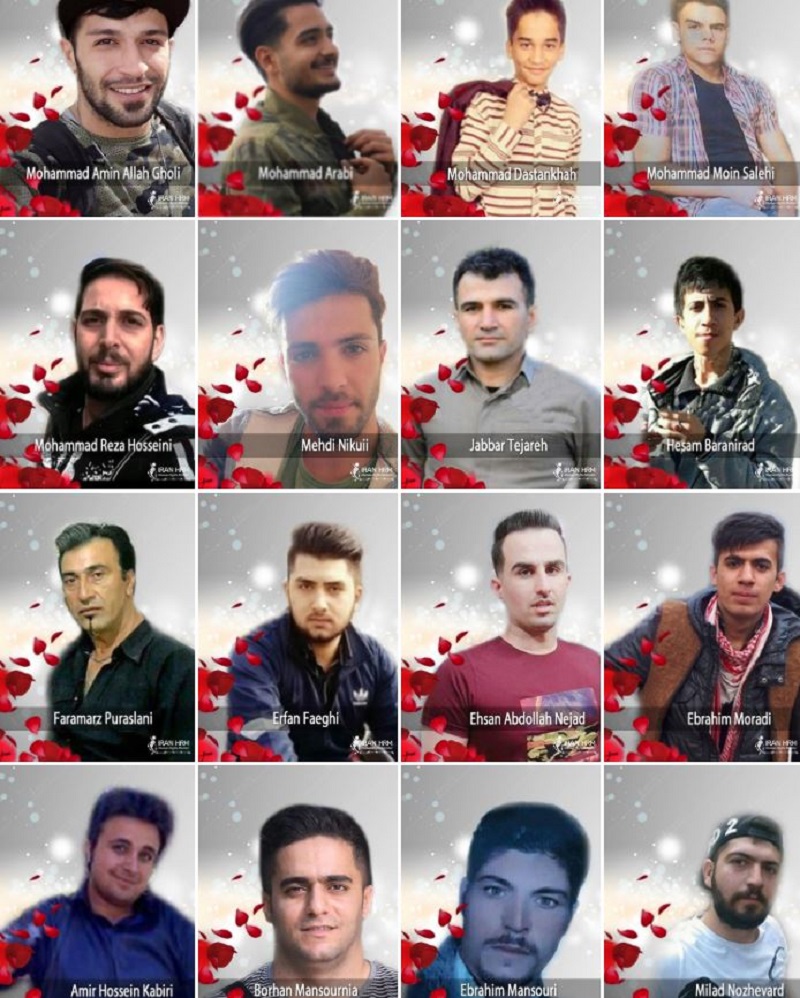 Names of 30 More Martyrs of the November Nationwide Uprising  