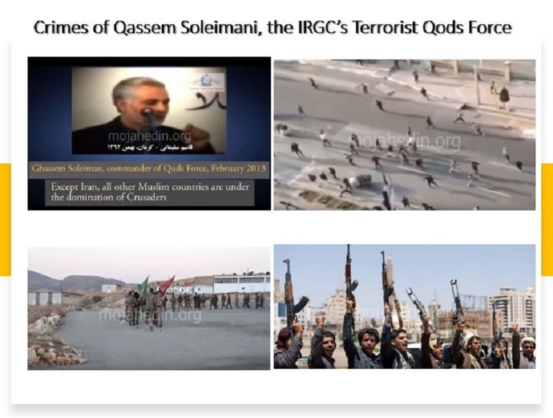 Crimes of Qassem Soleimani, the IRGC’s Terrorist Qods Force